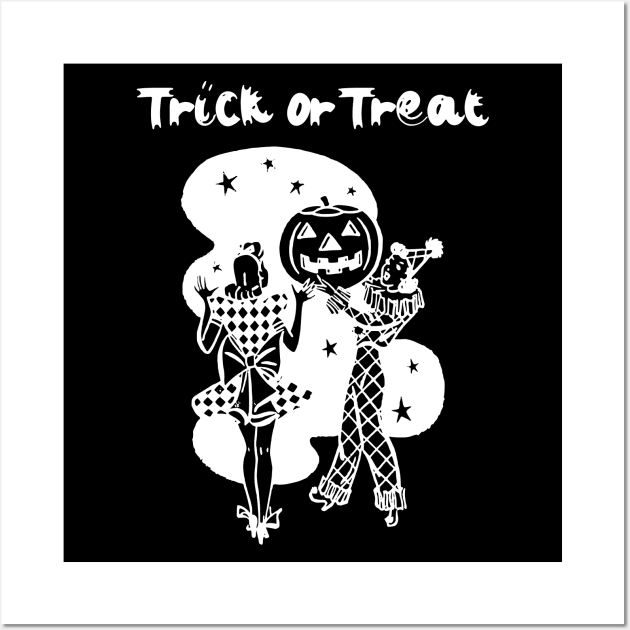 Trick Or Treat Jack O Lantern Wall Art by Crimson Leo Designs